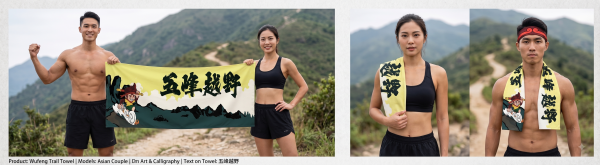 賽事紀念毛巾-2026五峰越野